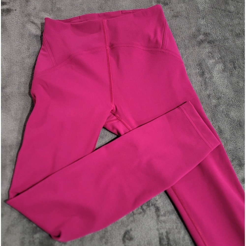Lululemon Instill High Rise Tight Women 4 Magenta 25" Leggings Yoga Pilates